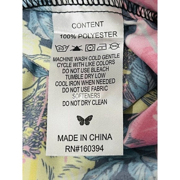 New Saints of June Night Gown Multicolor Floral Lace Silk Type V-Neck‎ Small - Picture 8 of 12